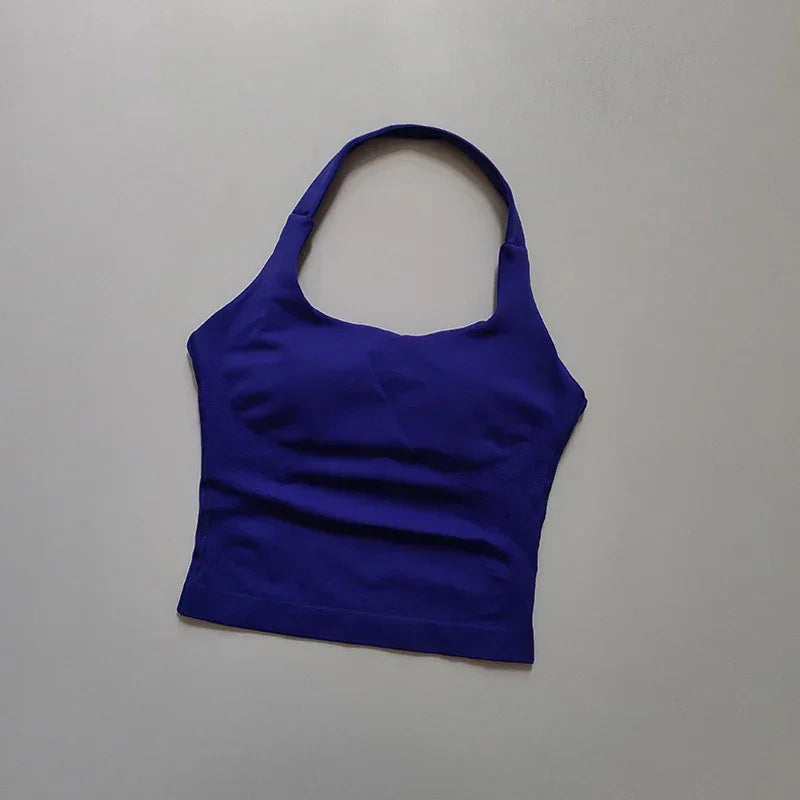 Top Fitness Sem Costura com Costas Cruzadas | We Liftlux