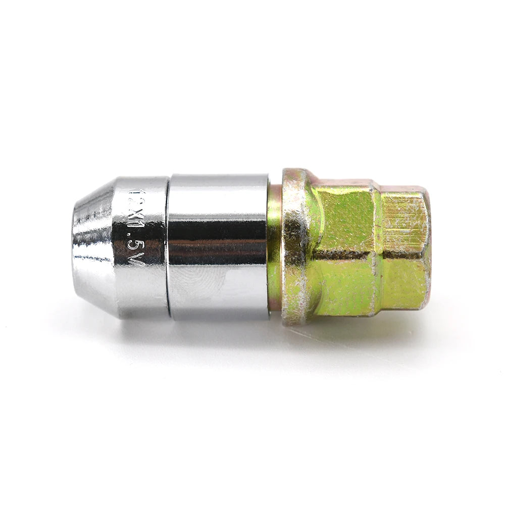 Kit Porca Antifurto Para Rodas M12x1.5 Com Chave De Segurança