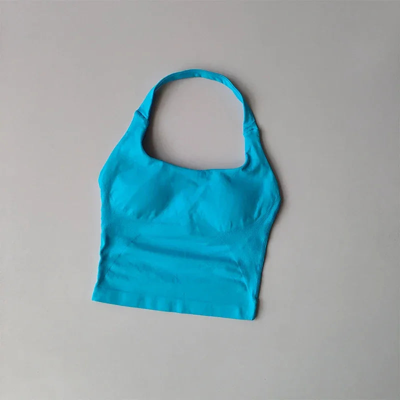 Top Fitness Sem Costura com Costas Cruzadas | We Liftlux