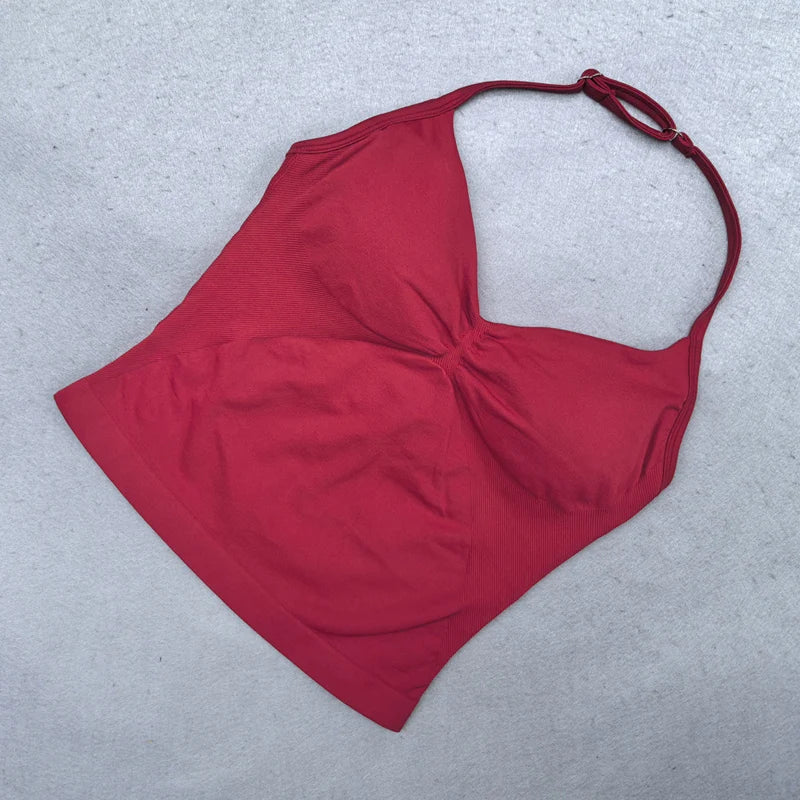 Regata Fitness Sem Costura com Alças Ajustáveis | We Liftlux