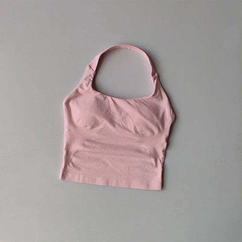 Top Fitness Sem Costura com Costas Cruzadas | We Liftlux