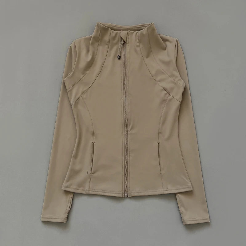 Jaqueta Fitness de Manga Longa com Secagem Rápida | We Liftlux