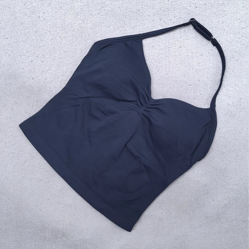 Regata Fitness Sem Costura com Alças Ajustáveis | We Liftlux