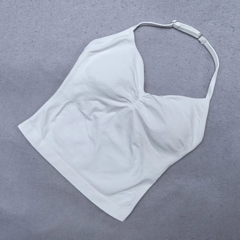 Regata Fitness Sem Costura com Alças Ajustáveis | We Liftlux