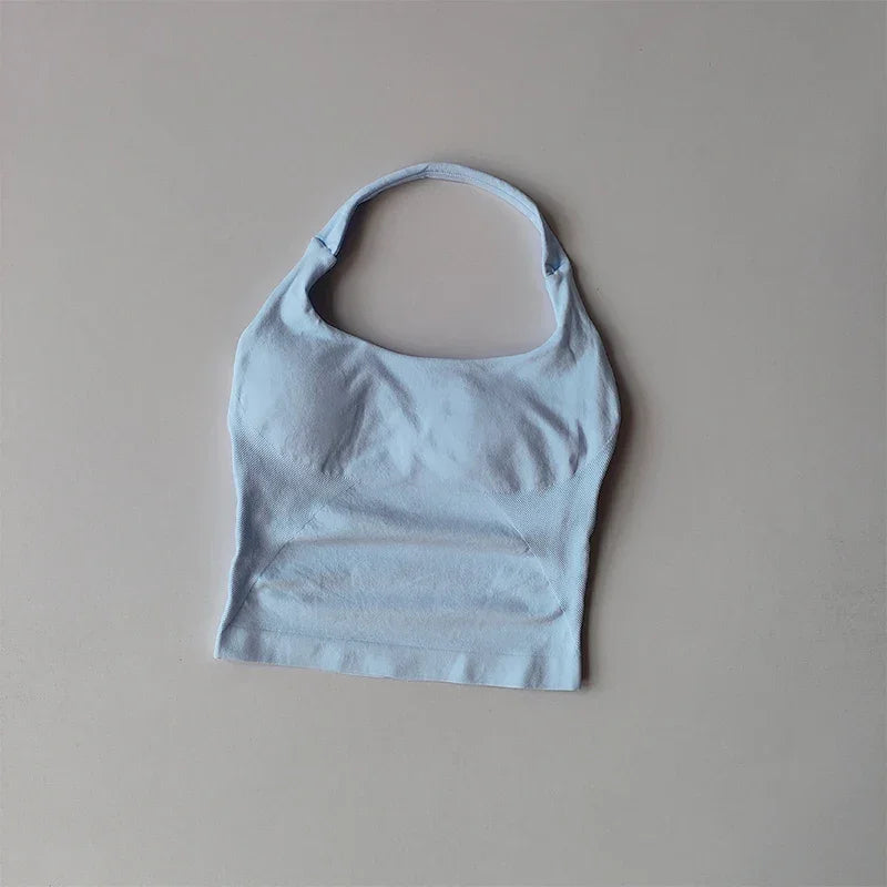 Top Fitness Sem Costura com Costas Cruzadas | We Liftlux