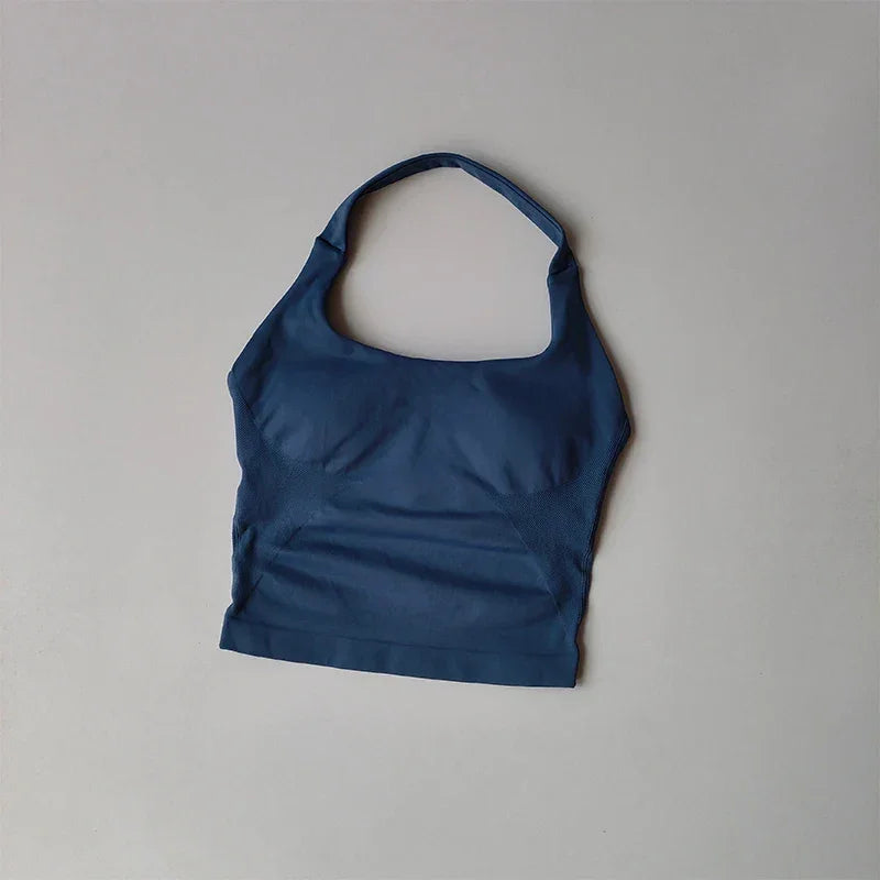 Top Fitness Sem Costura com Costas Cruzadas | We Liftlux